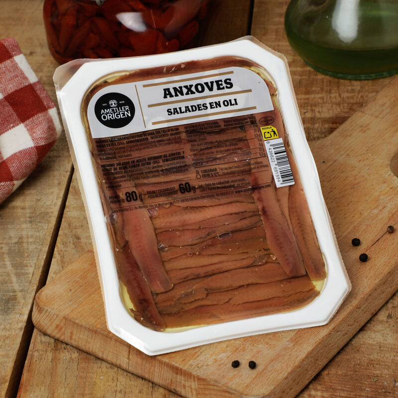 Anxova en oli d'oliva Ametller Origen 60g 