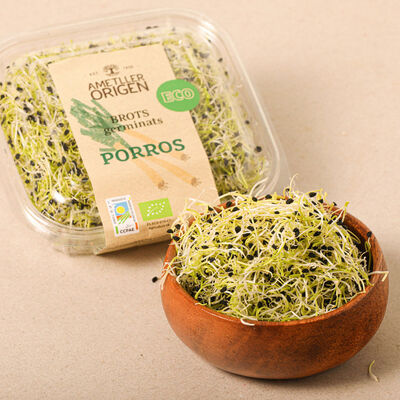 Brots germinats ecològics de porros Ametller Origen 50g 