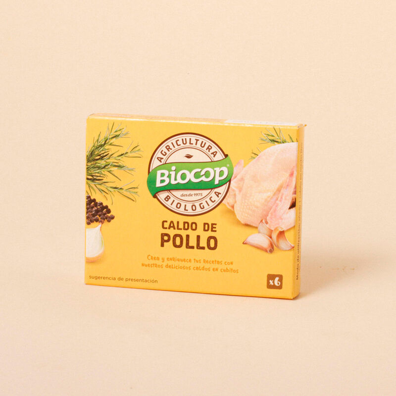 Pastilles brou de pollastre ecològic BIOCOP 66g 