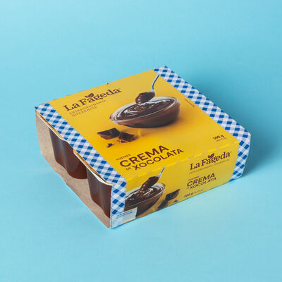 Crema de chocolate La Fageda 125g 4u. 
