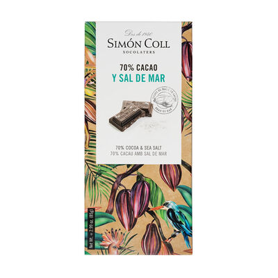 Chocolate 70% Sal de mar SIMÓN COLL 85g 