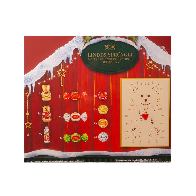 Calendario de adviento Teddy Lindt 146g 