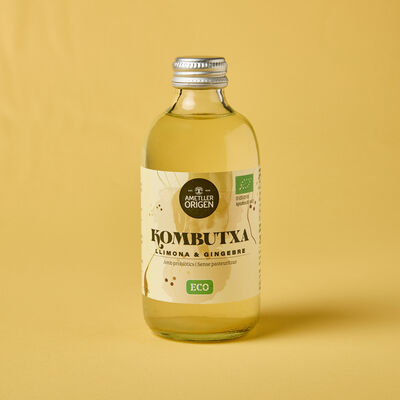 Kombucha de jengibre y limón Ametller Origen 250ml 