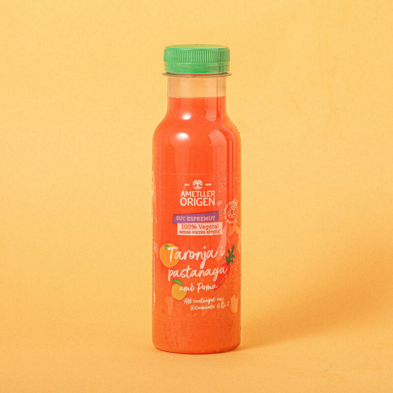 Zumo de frutas con zanahoria y vitaminas A, C y E Ametller Origen 330ml 