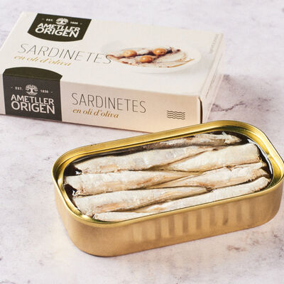 Sardinetes en oli d'oliva Ametller Origen 60g 
