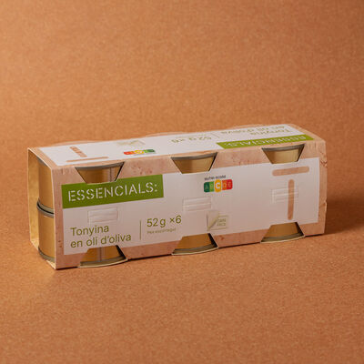 Tonyina oli d´oliva ESSENCIALS 52g - 6u. 
