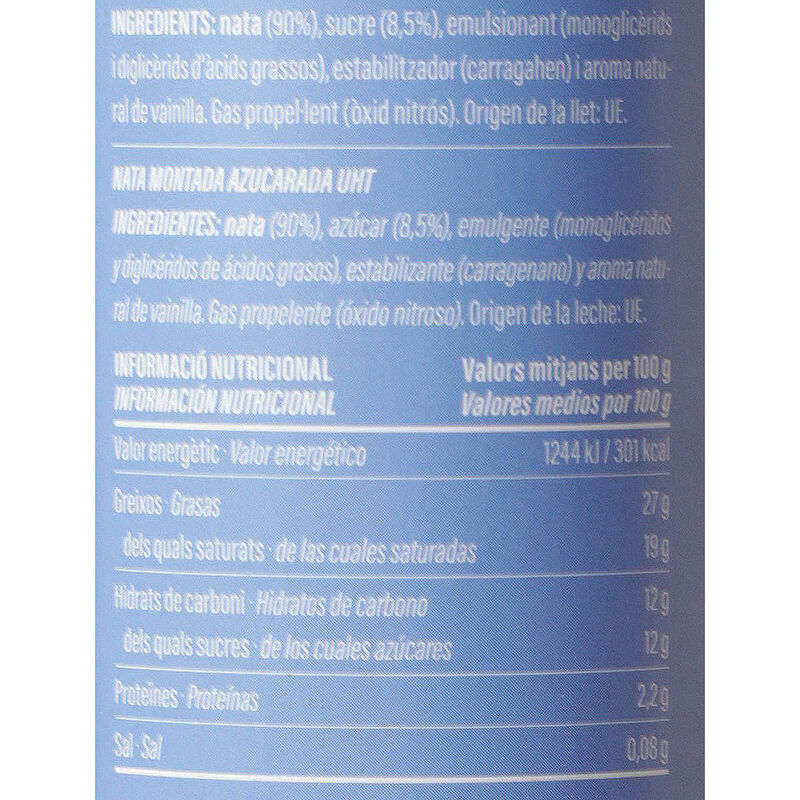 Nata Ametller Origen 250g 