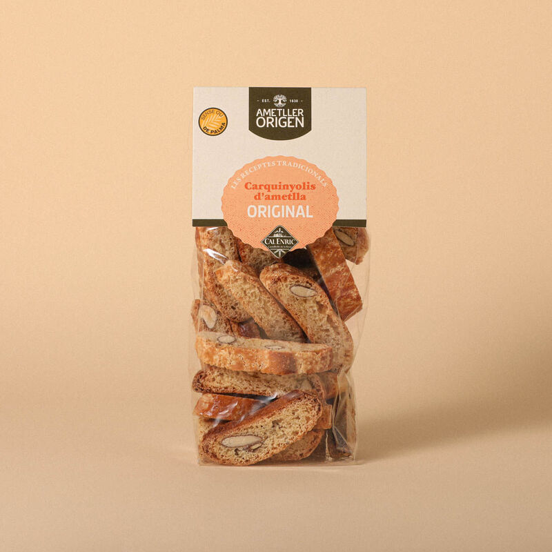 Carquinyoli almendra bolsa Ametller Origen 175g