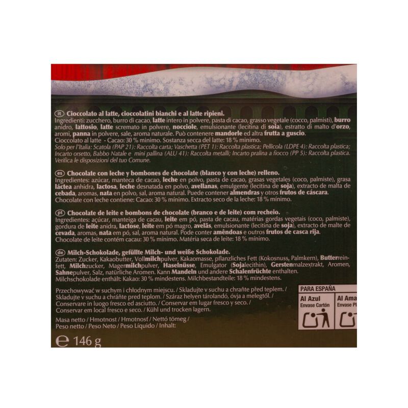 Calendario de adviento Teddy Lindt 146g 