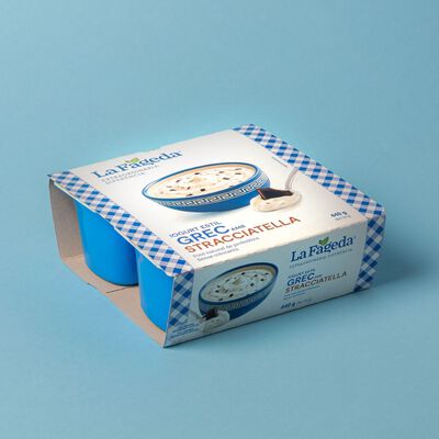 Iogurt grec de stracciatella La Fageda 110g - 4u. 