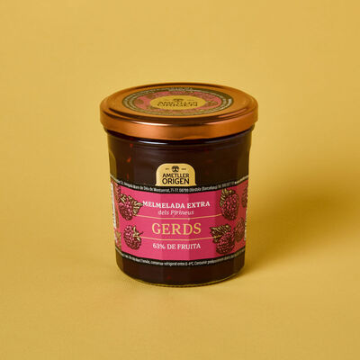 Mermelada de  frambuesa Ametller Origen 370g 