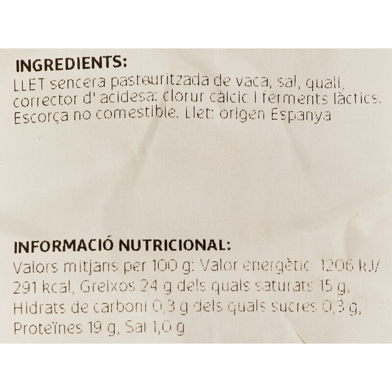 Formatge de vaca gallega Ametller Origen 