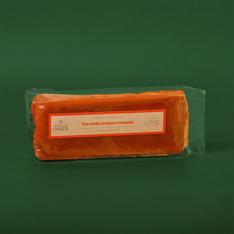 Torró de crema cremada Ametller Origen 200g