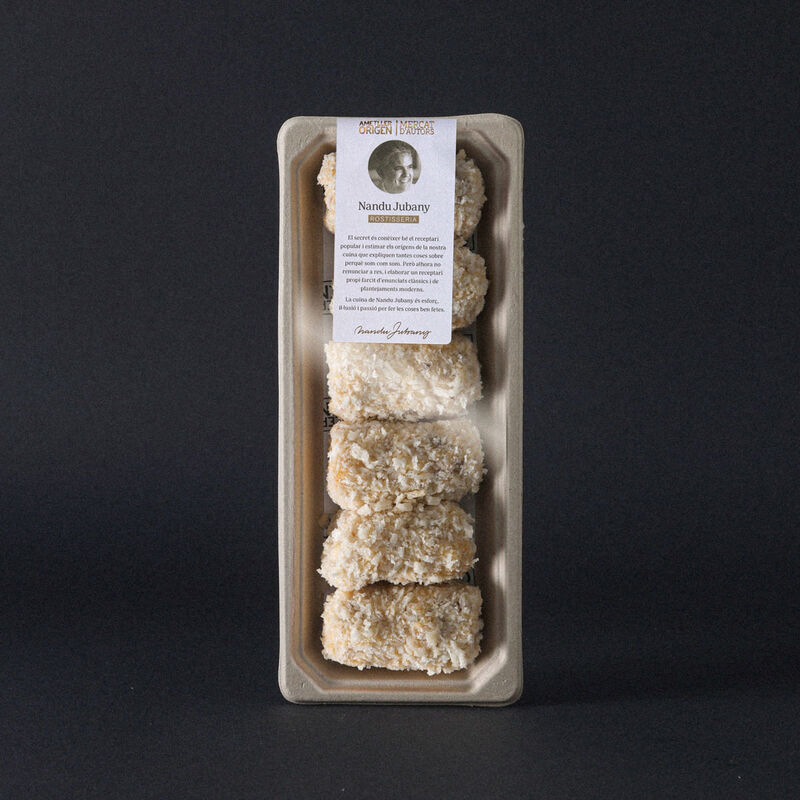 Croquetas de jamón ibérico Nandu Jubany 220g - 6uds. 