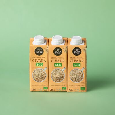 Bebida de avena ecológica Ametller Origen 250ml -  pack 3uds. 