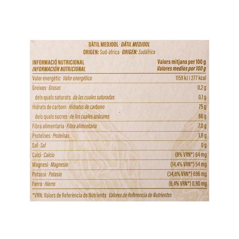 Dátil super jumbo - bandeja 220g 