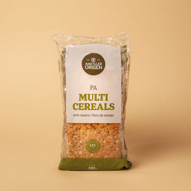 Pa multicereals amb llavors Ametller Origen 310g 