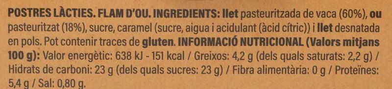 Flan de huevo Ametller Origen 110g - 2uds. 
