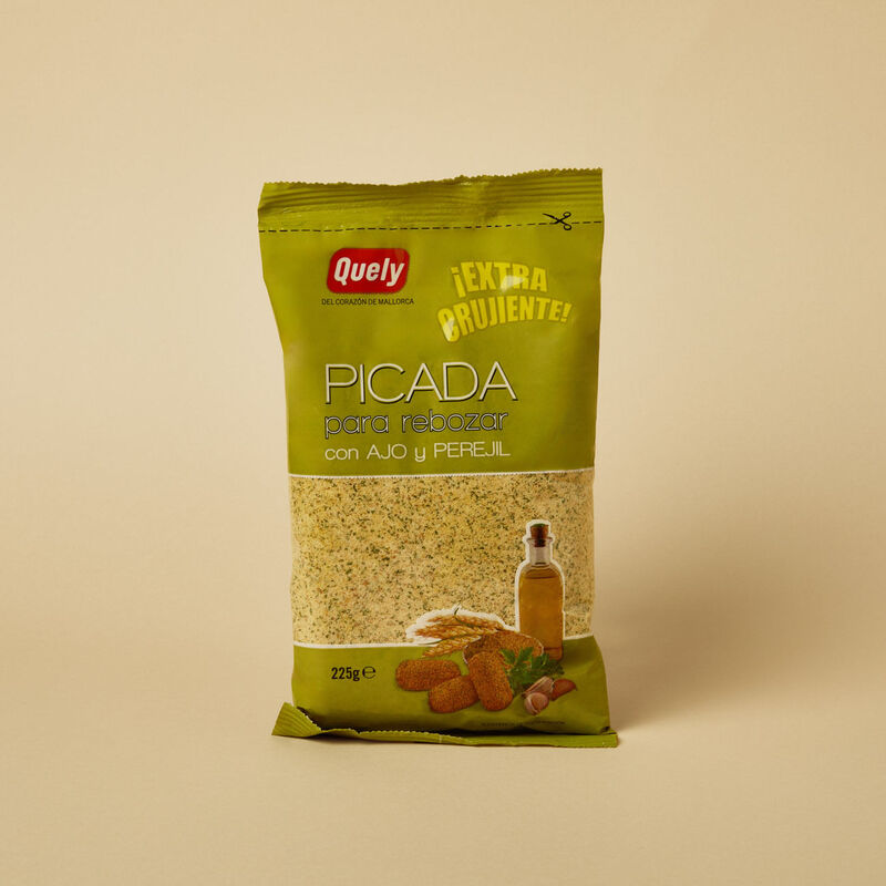 Pan rallado con ajo y perejil  QUELY  225g 