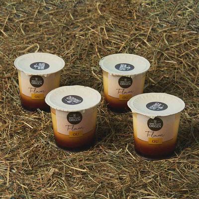 Flan de huevo Ametller Origen 110g - 4uds. 