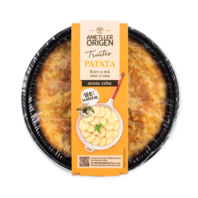 Truita de Patata sense Ceba Ametller Origen 410gr 