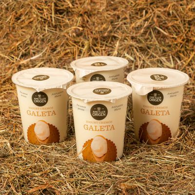 Yogur cremoso con galleta Ametller Origen 125g - 4uds. 