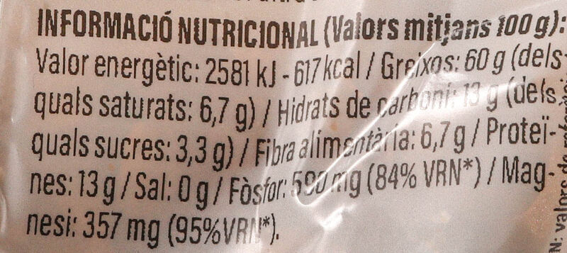 Nueces mitades Ametller Origen 700g