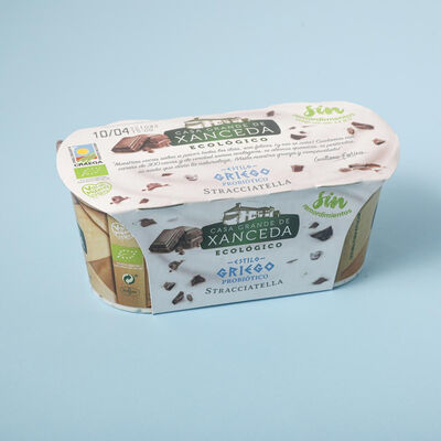 Iogurt grec ecològic amb stracciatella Casa Xanceda 125 g 2 u. 