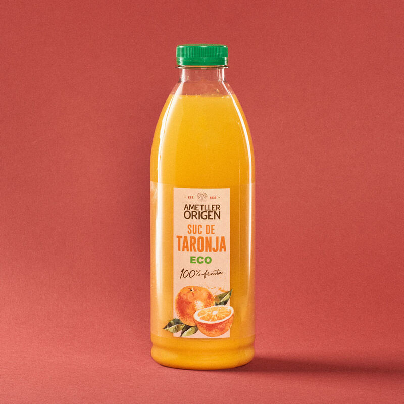 Suc ecològic refrigerat taronja Ametller Origen 1l 