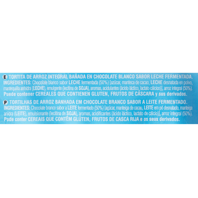 Tortitas arroz integral yogur Bicentury 130g