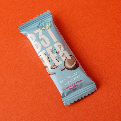 Barrita de coco con dátiles y almendras B3TTER 35g 