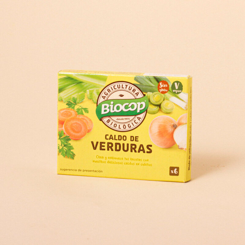 Pastilles brou de verdures ecològiques BIOCOP 66g 