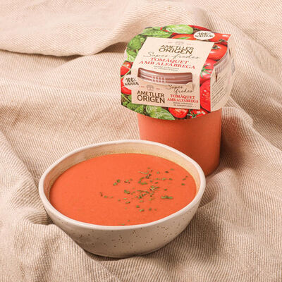Sopa tomàquet i alfàbrega Ametller Origen 485ml 