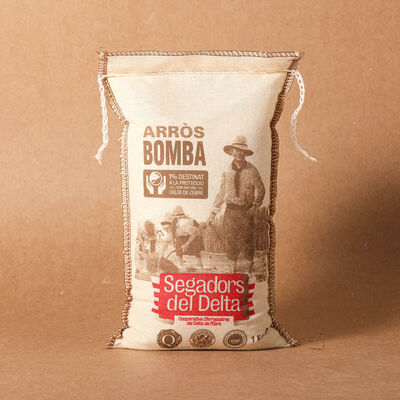 Arroz bomba SEGADORS DEL DELTA 1kg 