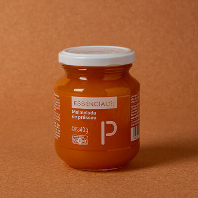 Mermelada extra de melocotón Essencials 340g 