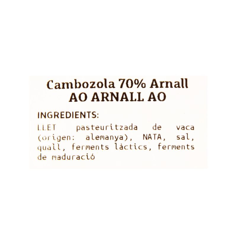 Cambozola 70% Ametller Origen by Arnall