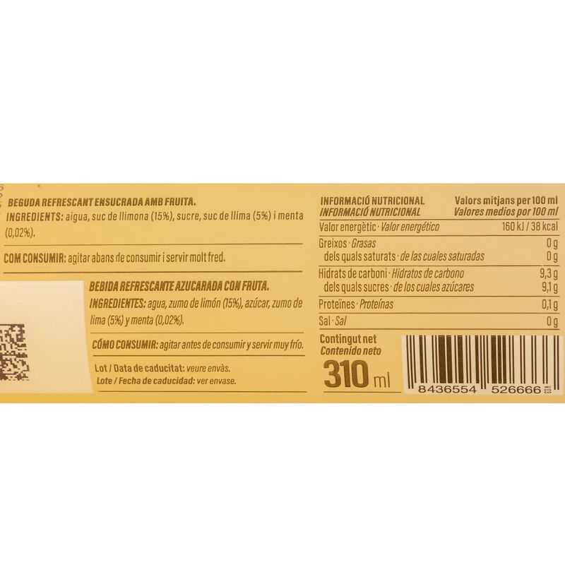 Lemon & Roll Ametller Origen 310ml 