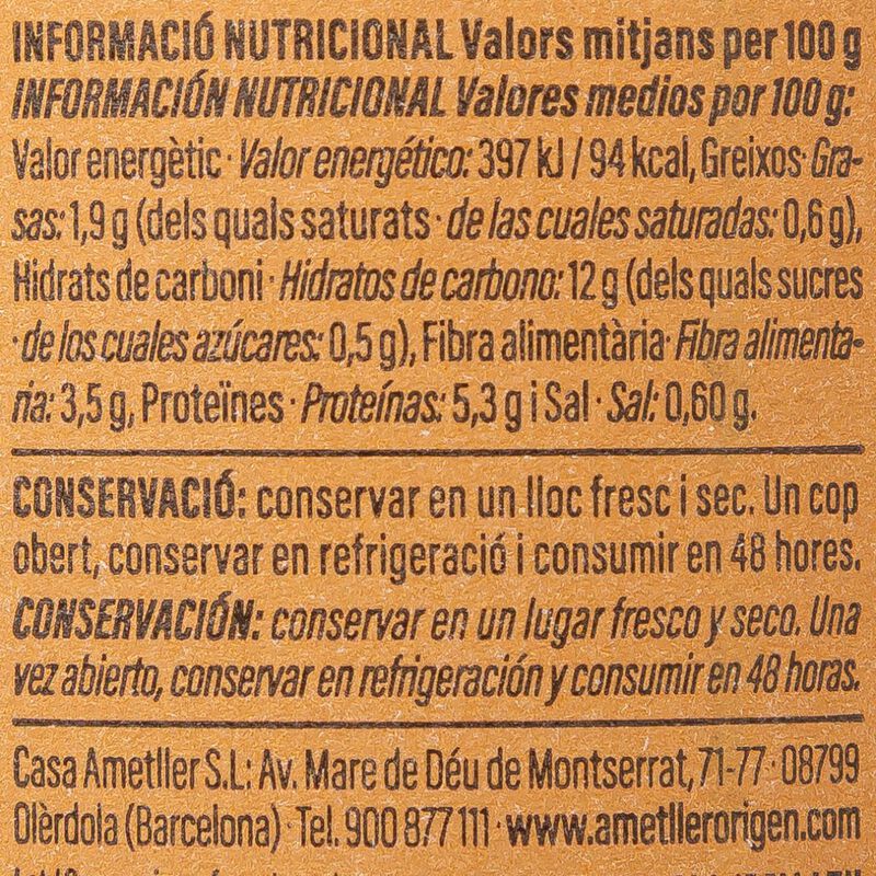 Cigró menut Ametller Origen 500g 