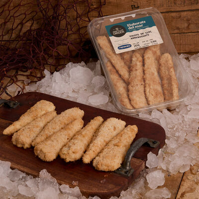 Palets de lluç arrebossats Ametller Origen 300g 