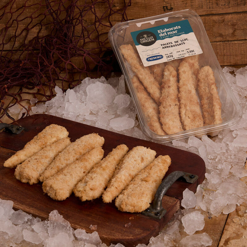 Palitos de merluza rebozados Ametller Origen 300g