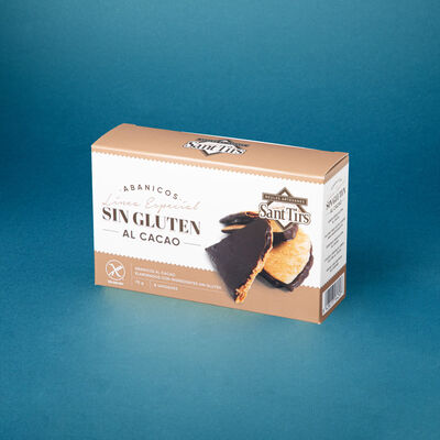 Abanicos sin gluten cacao Sant Tirs 70g 