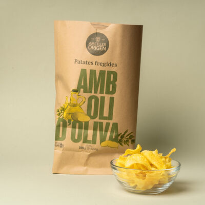 Patates artesanes amb oli d'oliva Ametller Origen 125g - 2u. 