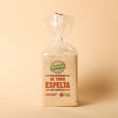 Pa de motlle elaborat amb farina d'espelta sense crosta BIOCOP 300g 