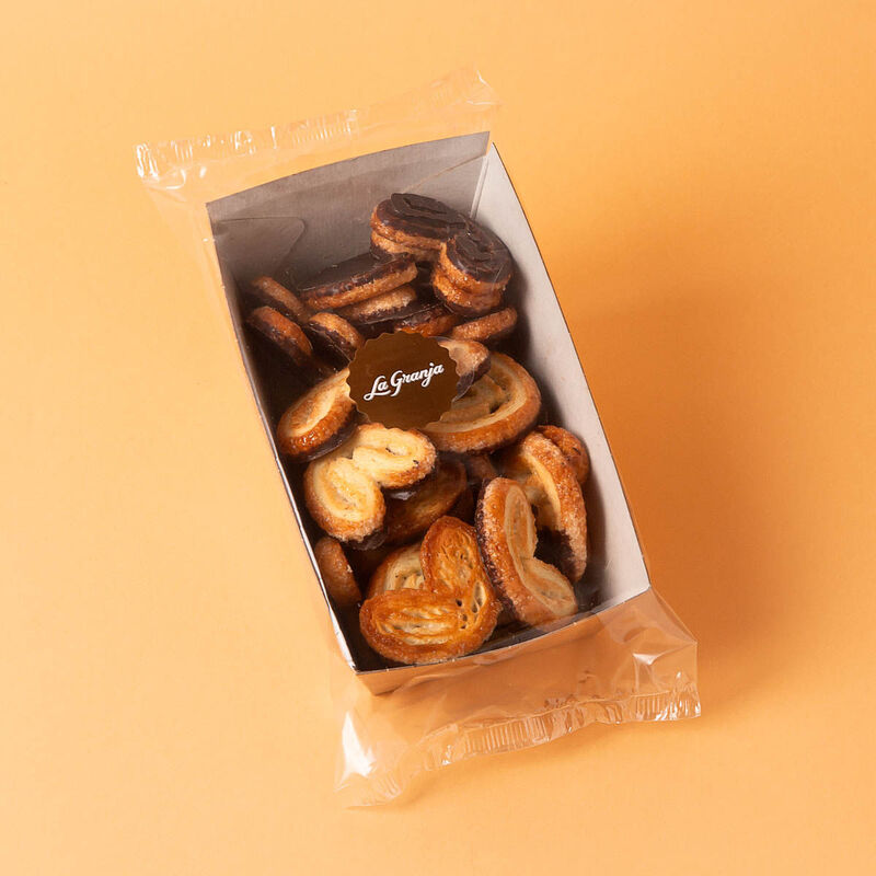 Mini ulleres mig banyades en xocolata La Granja 175g 