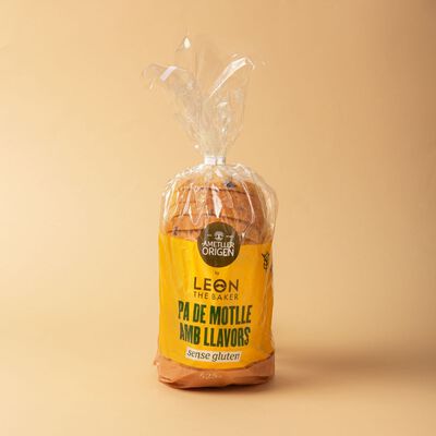 Pan de molde con semillas sin gluten Ametller Origen & Leon the baker 470g 