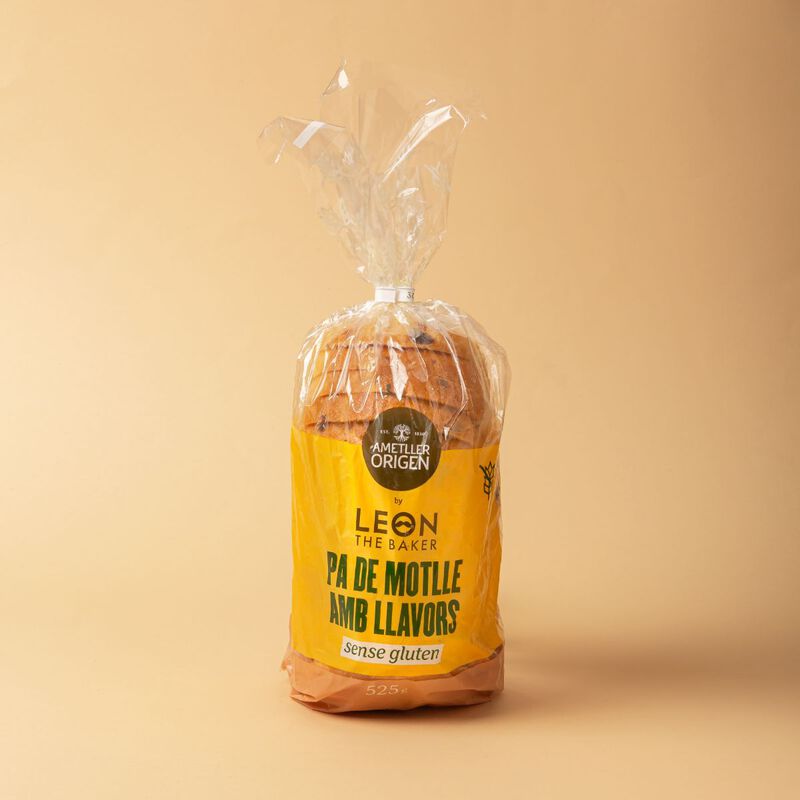 Pan de molde con semillas sin gluten Ametller Origen & Leon the baker 470g