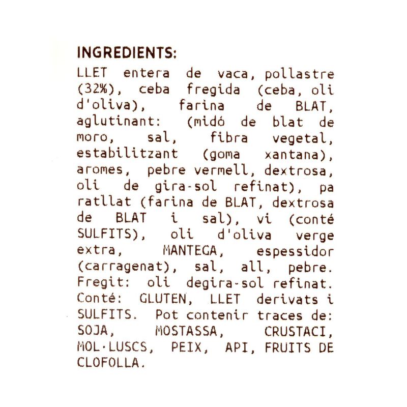 Croqueta frita de pollo rustido Ametller Origen by Arnall - 6uds. 