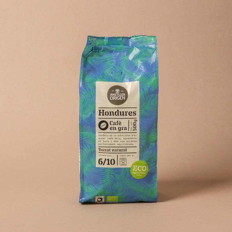 Café en grano 100% ecológico Honduras Ametller Origen 500g 