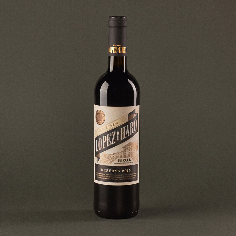 Vino tinto reserva López de Haro 75cl D.O Rioja 