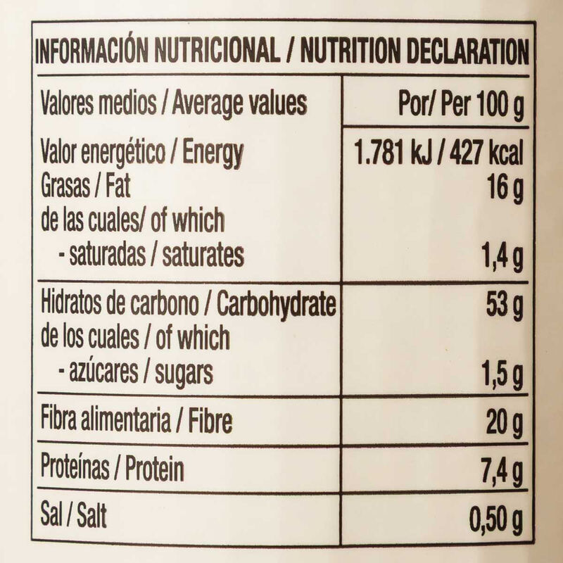 Galletas Triple Zero original Santiveri 200g